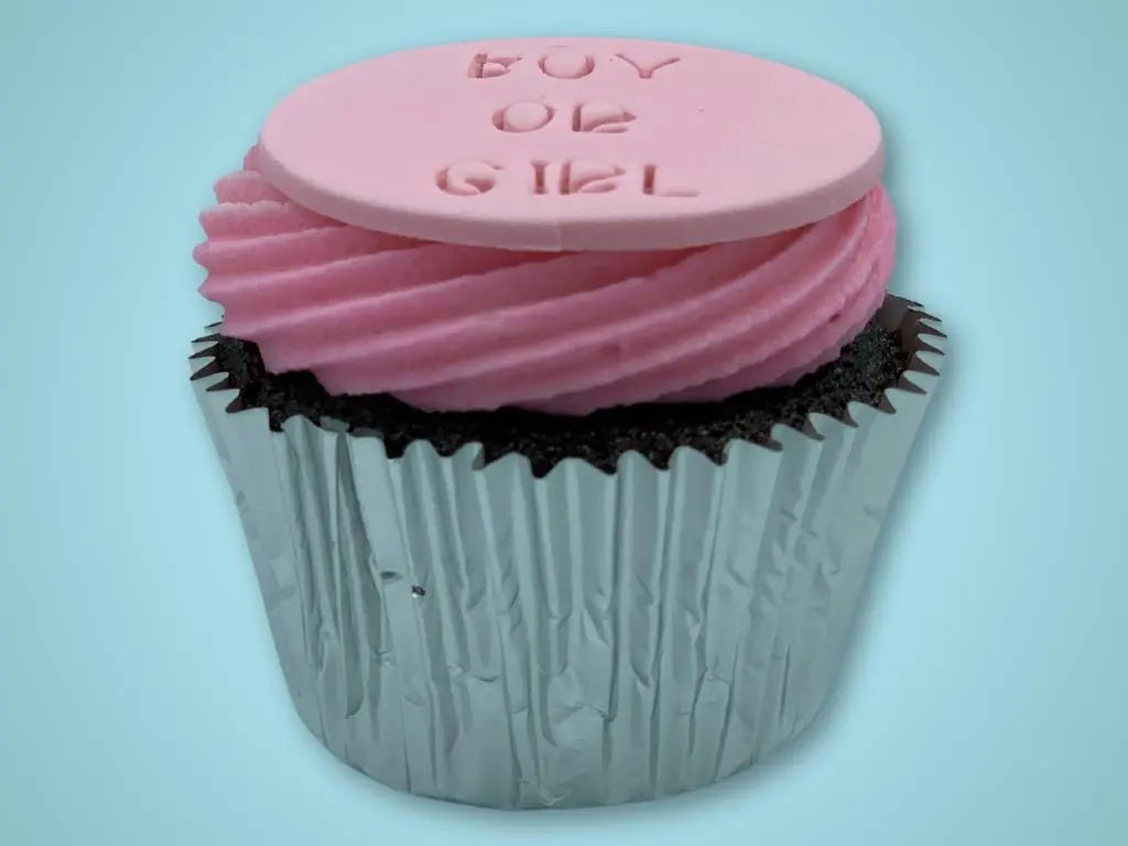 Gender Reveal Cupcakes (Vanilla Frosting)