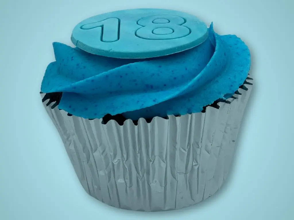 Speckled Birthday Cupcakes (Vanilla Frosting)