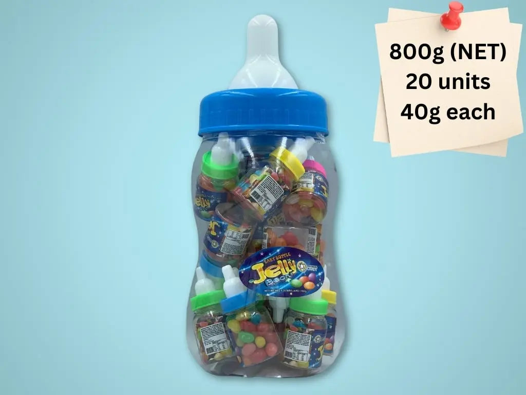 Universal Candy Baby Bottle Jelly Beans Tub Australia Wide Delivery Tastybake