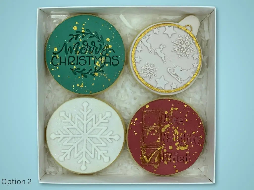 Christmas Cookie Box (Four Pack - Many Options - Limited Run)