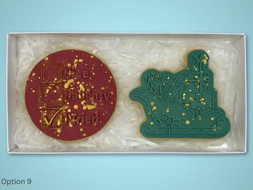 Christmas Cookie Box (Two Pack - Many Options - Limited Run)