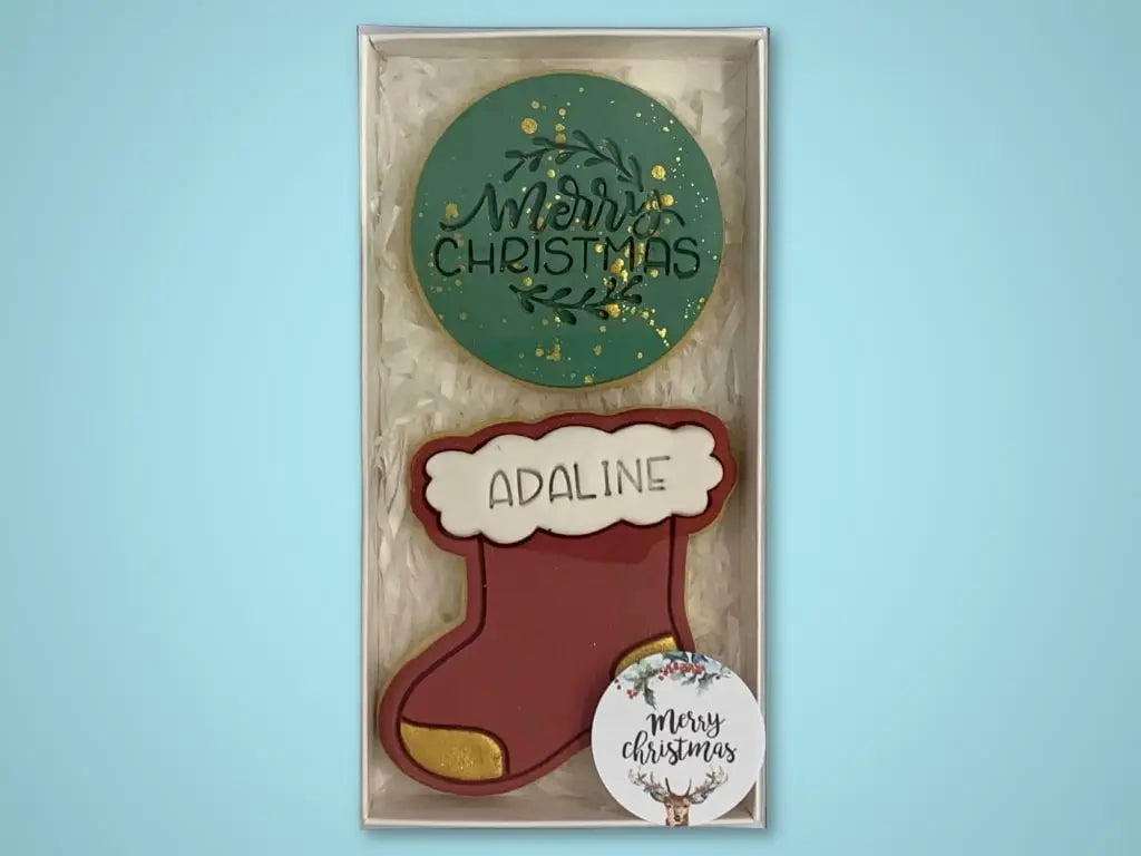 Christmas Cookie Box (Customisable Word - Limited Run)