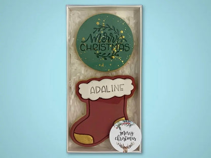 Christmas Cookie Box (Customisable Word - Limited Run)