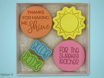 Educator Cookie Box (Four Pack - Many Options - Limited Run)