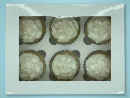 Vanilla Cupcakes (Vanilla Frosting)