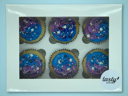 Galactic Cupcakes (Vanilla Frosting)