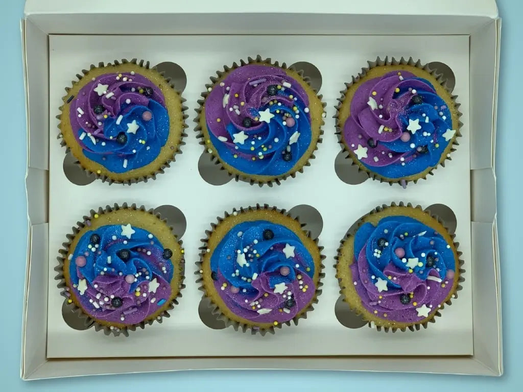 Galactic Cupcakes (Vanilla Frosting)