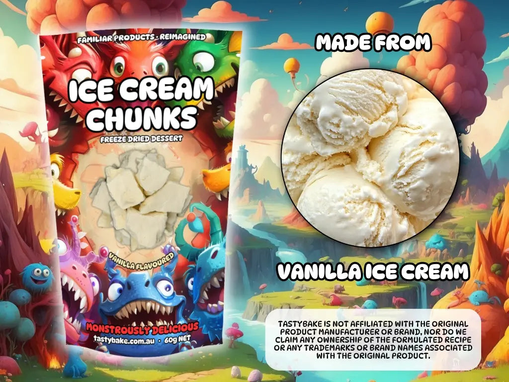 Ice Cream Chunks (Vanilla) (Freeze Dried Ice Cream) - Tastybake