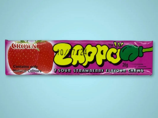 Zappo Chews (Sour Strawberry) (Regular Candy (Singles)) - Tastybake