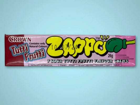Zappo Chews (Sour Tutti Frutti) (Regular Candy (Singles)) - Tastybake