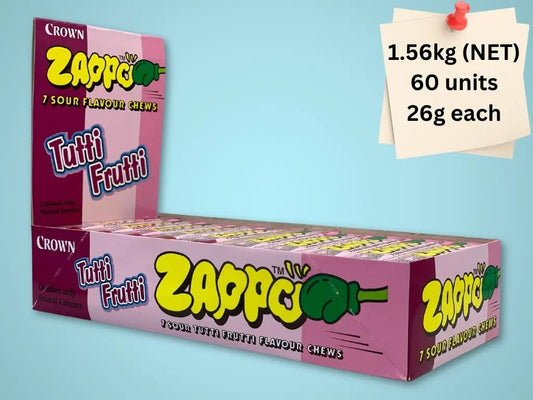 Zappo Chews Box (Sour Tutti Frutti)