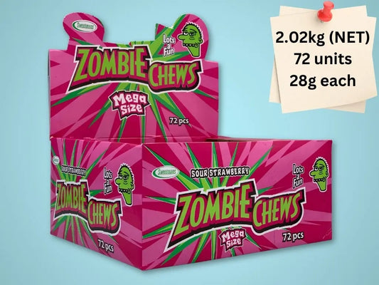 Zombie Chews Box (Sour Strawberry)