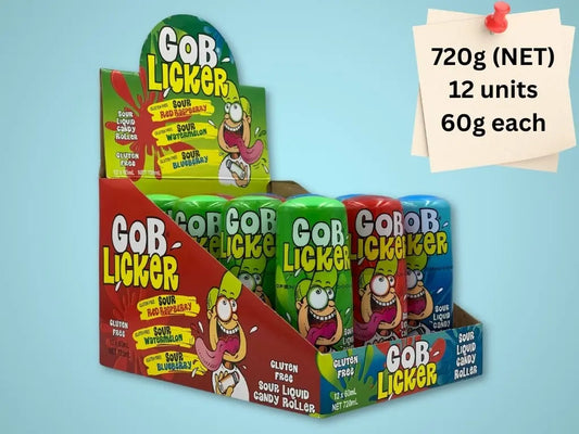 Gob Licker Sour Rolly Box (Raspberry, Blueberry & Watermelon)