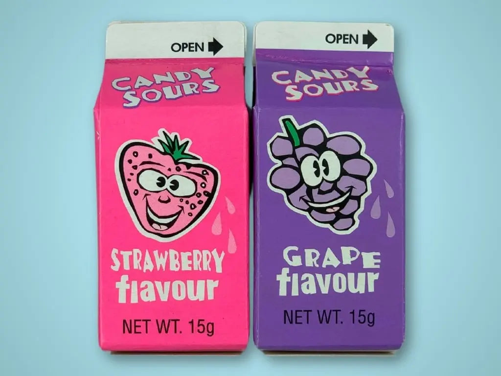 Candy Sours Box (Strawberry & Grape) (Regular Candy (Bulk)) - Tastybake