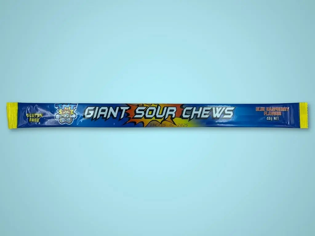 Giant Sour Chews (Blue Raspberry) (Regular Candy (Singles)) - Tastybake