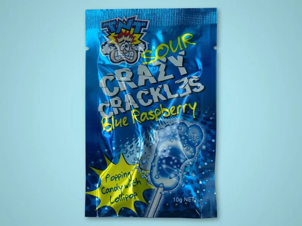 Sour Crazy Crackles (Blue Raspberry) (Regular Candy (Singles)) - Tastybake