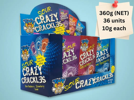 Sour Crazy Crackles Box