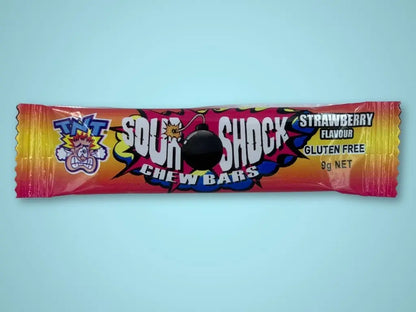 Sour Shock Chew Bars Box (Strawberry) (Regular Candy (Bulk)) - Tastybake