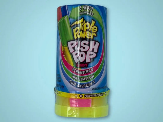 Triple Power Push Pop (Fruit Flavours) (Regular Candy (Singles)) - Tastybake