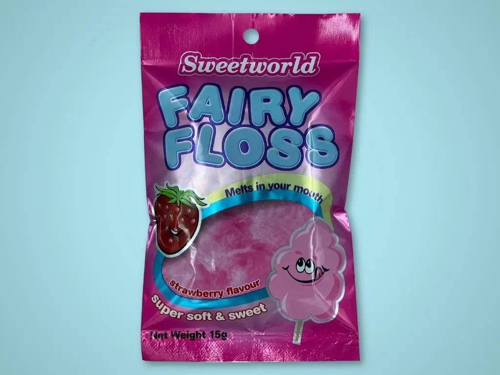 Fairy Floss Box (Strawberry) (Regular Candy (Bulk)) - Tastybake