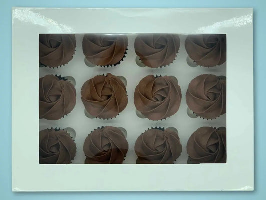 Chocolate Mini Cupcakes (Flavoured Frosting)