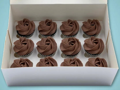 Chocolate Mini Cupcakes (Flavoured Frosting)