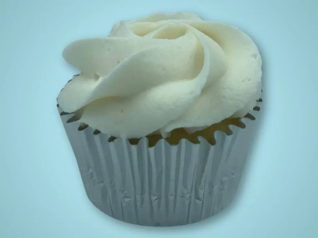 Vanilla Mini Cupcakes (Vanilla Frosting)