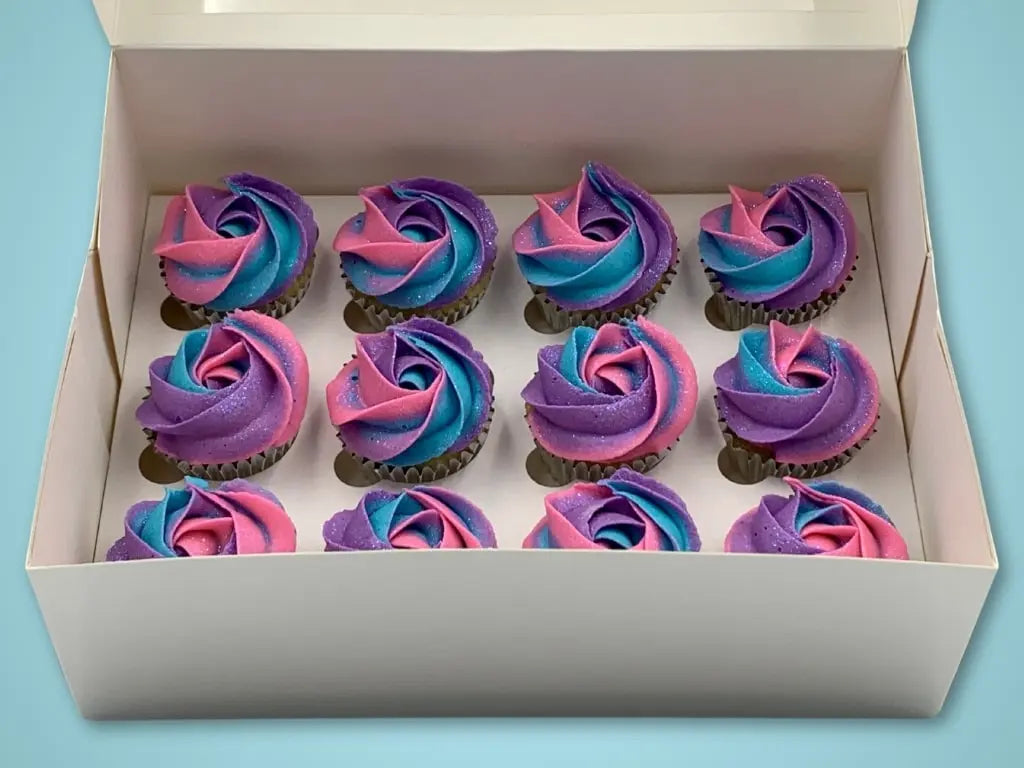 Magical Mini Cupcakes (Vanilla Frosting)